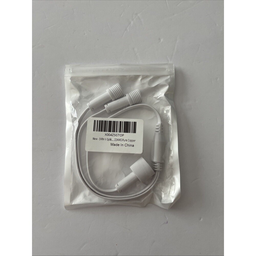 3-Pin Y Splitter Cable For Govee Perm. Outdoor Lights Copper(H706A H706B H706C..